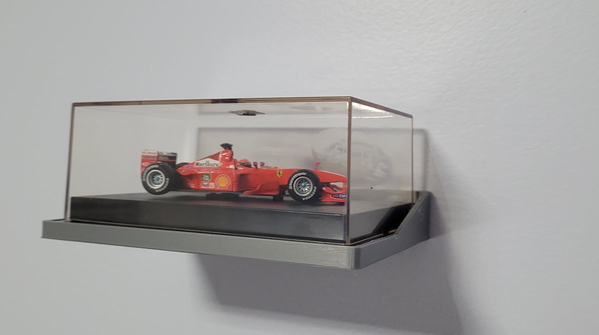 1:43 Formula 1 Diecast Car Wall Mount Display Shelf