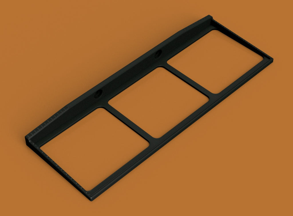 Wall Mount Display for Triple Baseball Uv-Protected Case (CASES NOT INCLUDED)