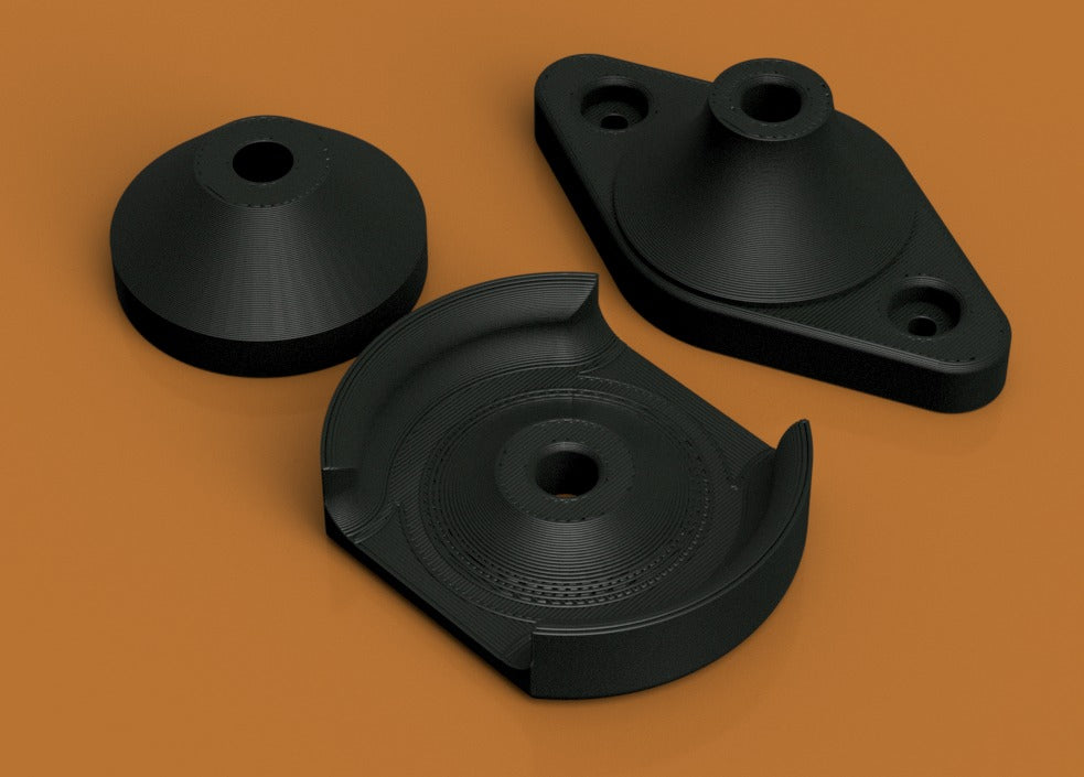 Invisible Full Size Helmet Wall Display Holder