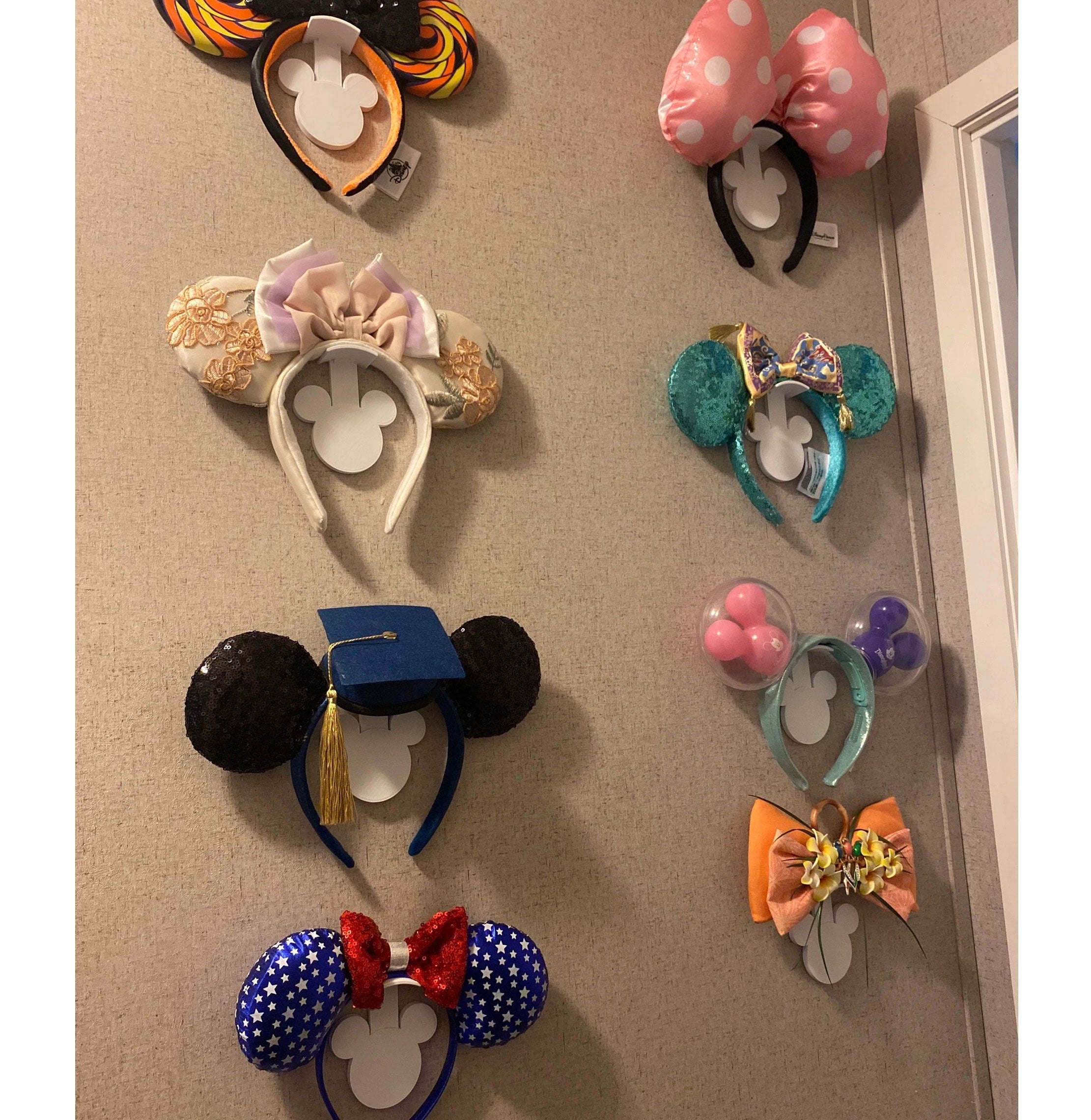 Wall Display for Mouse Ears Collectible Memorabilia