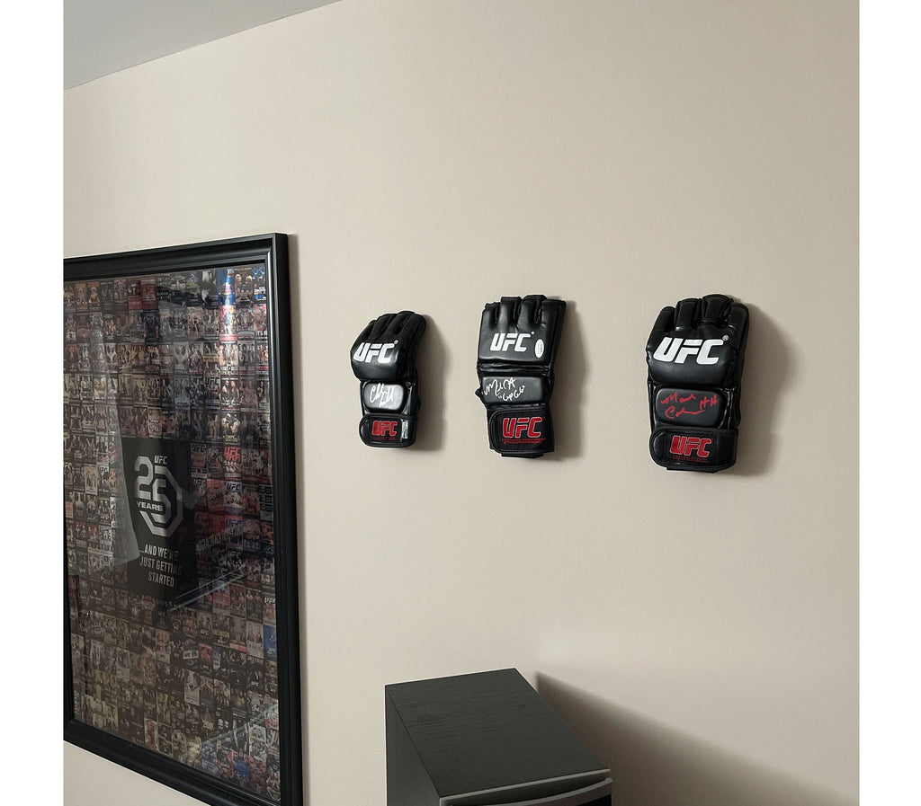 Single UFC Wall Glove Display Holder for Sports Memorabilia
