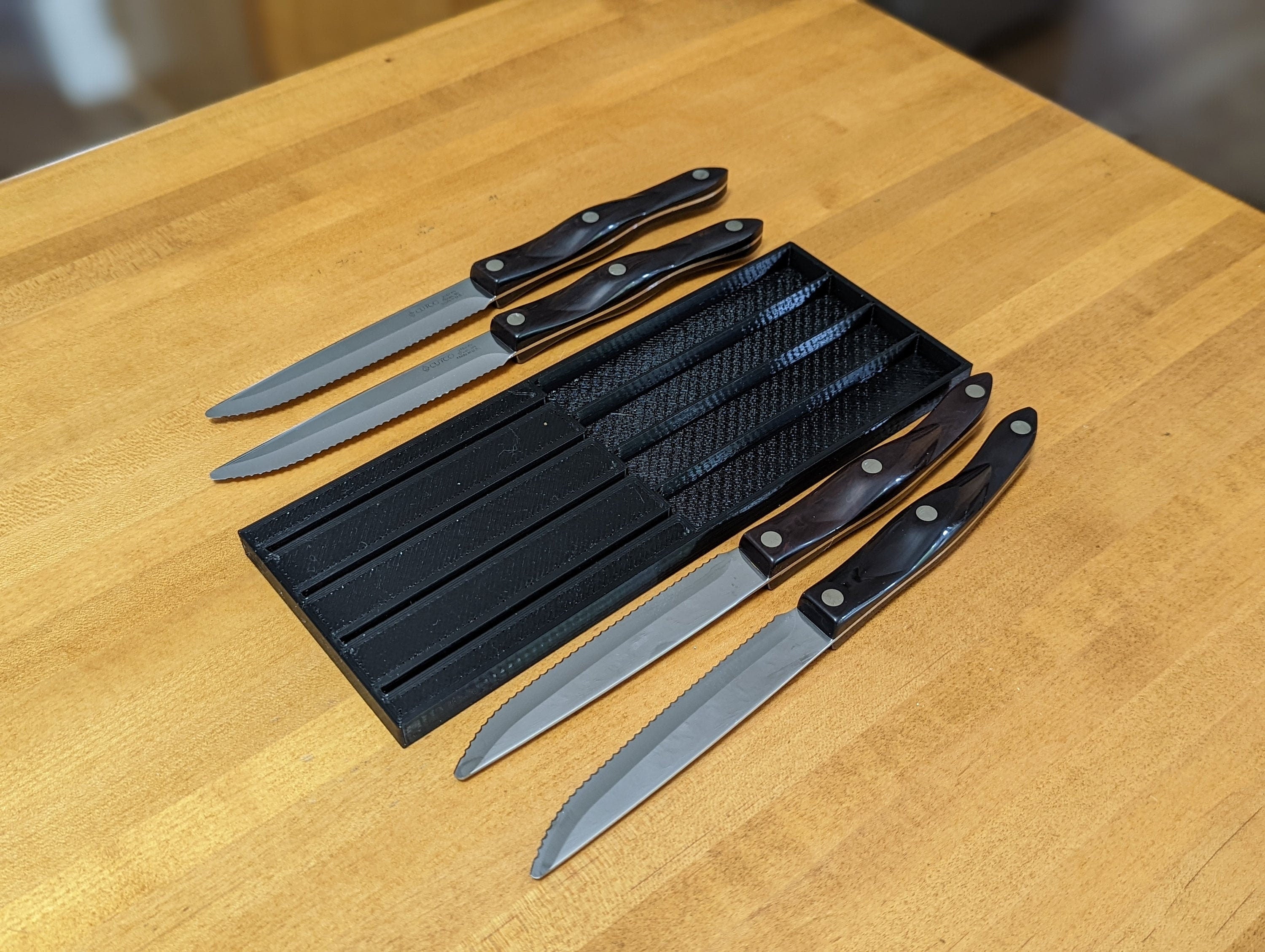 Cutco Knife Co. Plastic Organizer for Steak Knives 2159 (KNIVES NOT INCLUDED)
