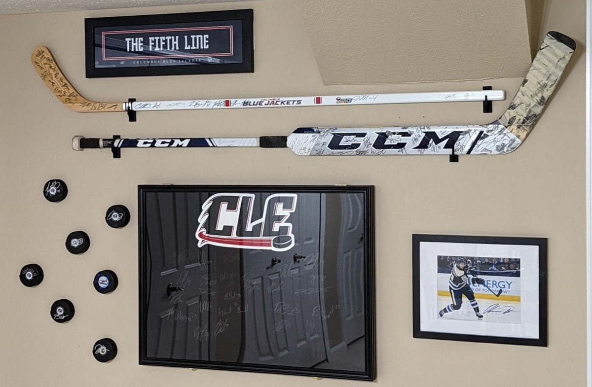 Hockey Wall Mount for Goalie Stick Display