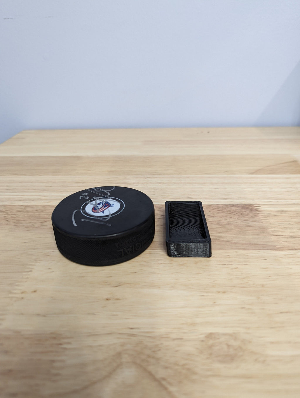 Hockey Puck Display Stand for Collectors and Sports Enthusiasts