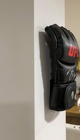 Single UFC Wall Glove Display Holder for Sports Memorabilia