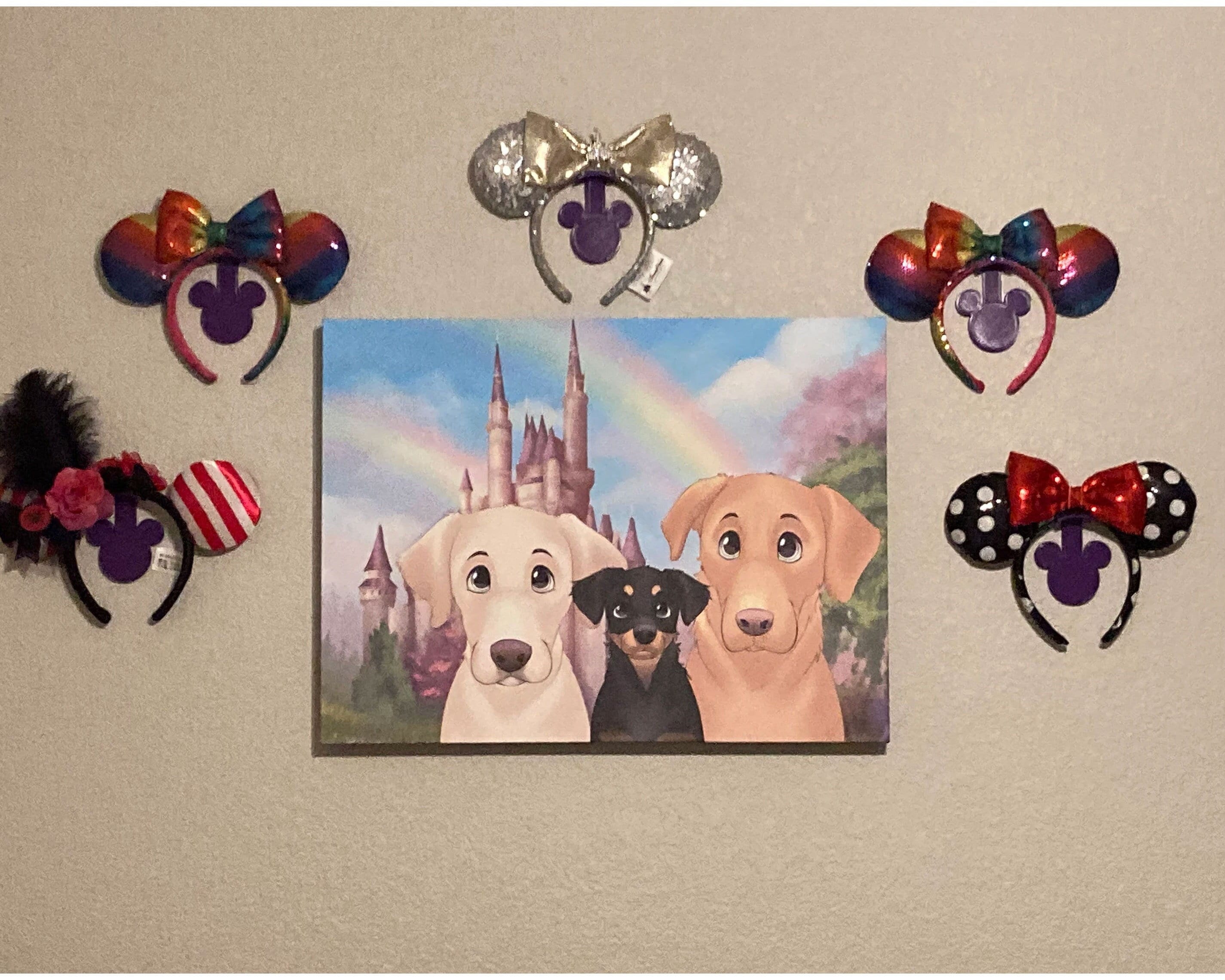 Wall Display for Mouse Ears Collectible Memorabilia