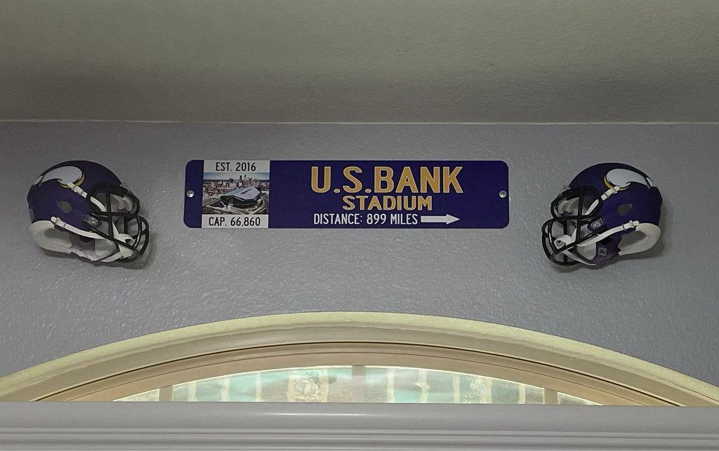 Invisible Floating Football Mini Helmet Wall Display Mount