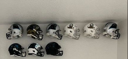 Invisible Floating Football Mini Helmet Wall Display Mount