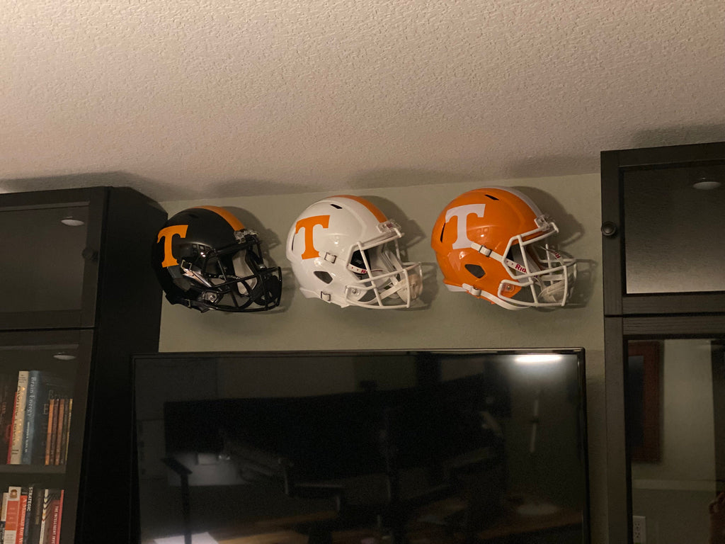 Invisible Full Size Helmet Wall Display Holder