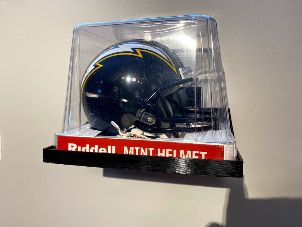 Mini Helmet UV Wall Display Holder for Sports Memorabilia (Case Excluded)