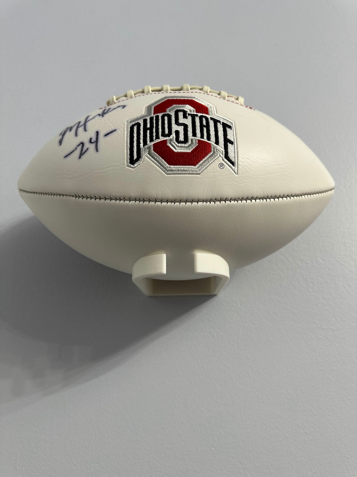 NFL Football Memorabilia Wall Mount Display for Sports Enthusiasts