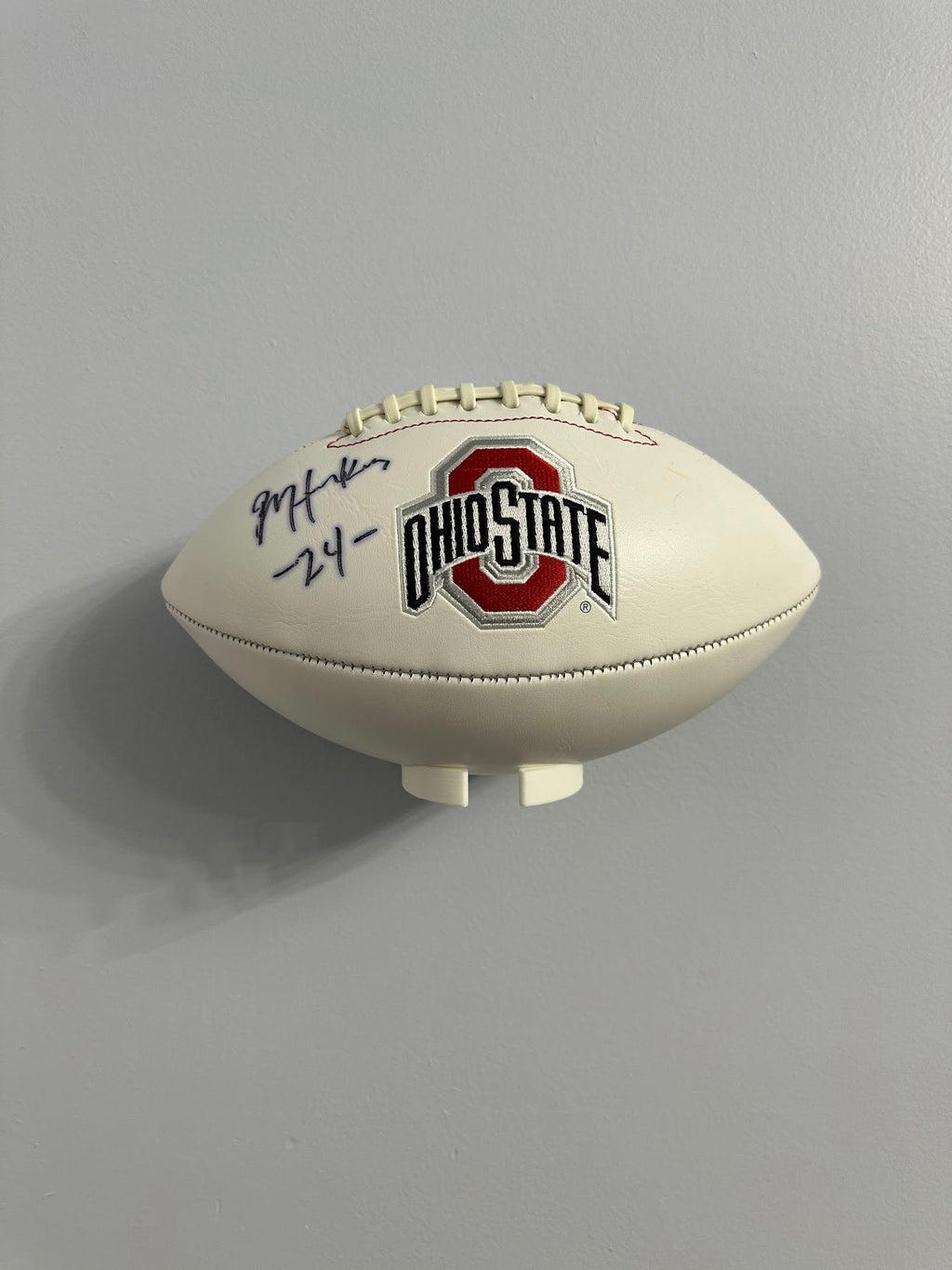 NFL Football Memorabilia Wall Mount Display for Sports Enthusiasts