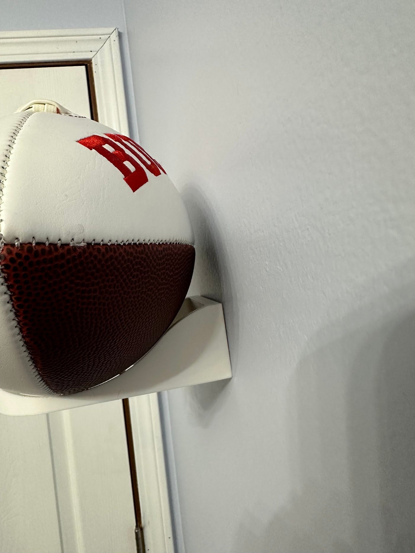 NFL Football Memorabilia Wall Mount Display for Sports Enthusiasts