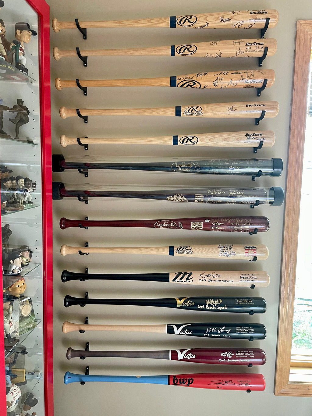 Baseball Bat Tube Wall Display Mount (TUBE NOT INCLUDED)