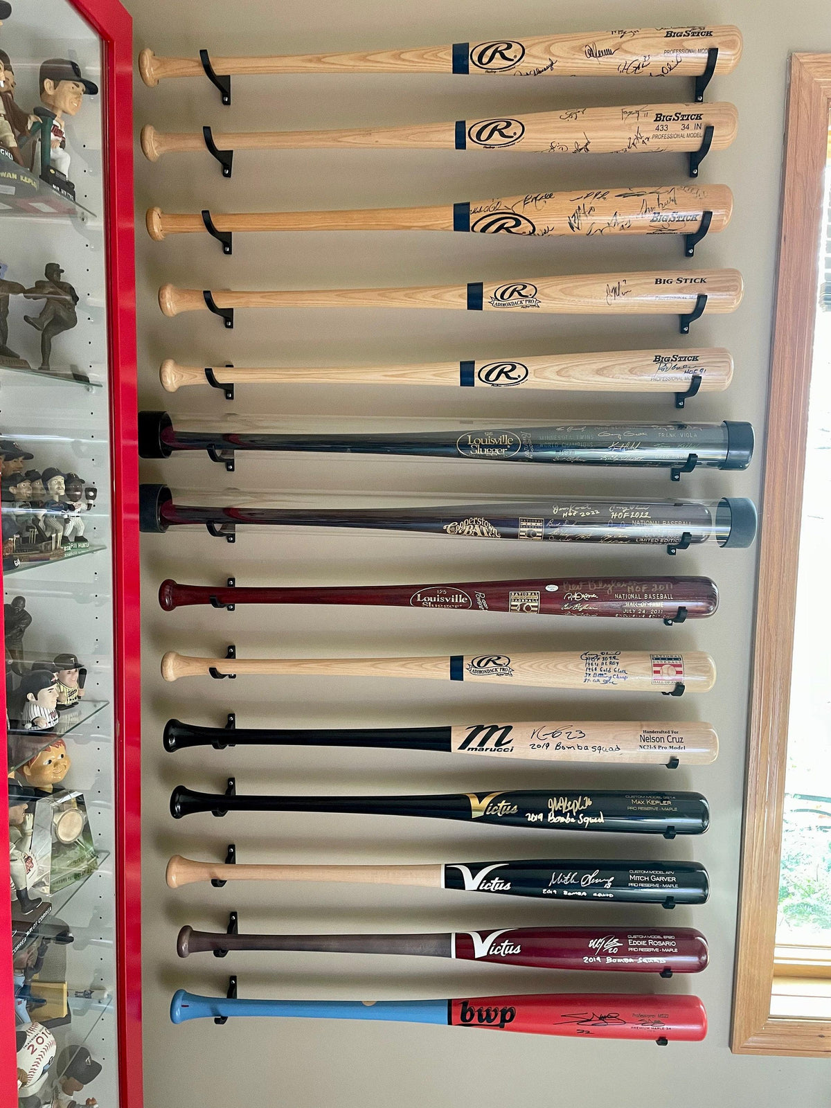 Baseball Bat Tube Wall Display Mount (TUBE NOT INCLUDED)
