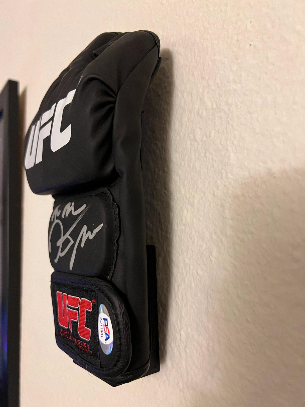 Single UFC Wall Glove Display Holder for Sports Memorabilia