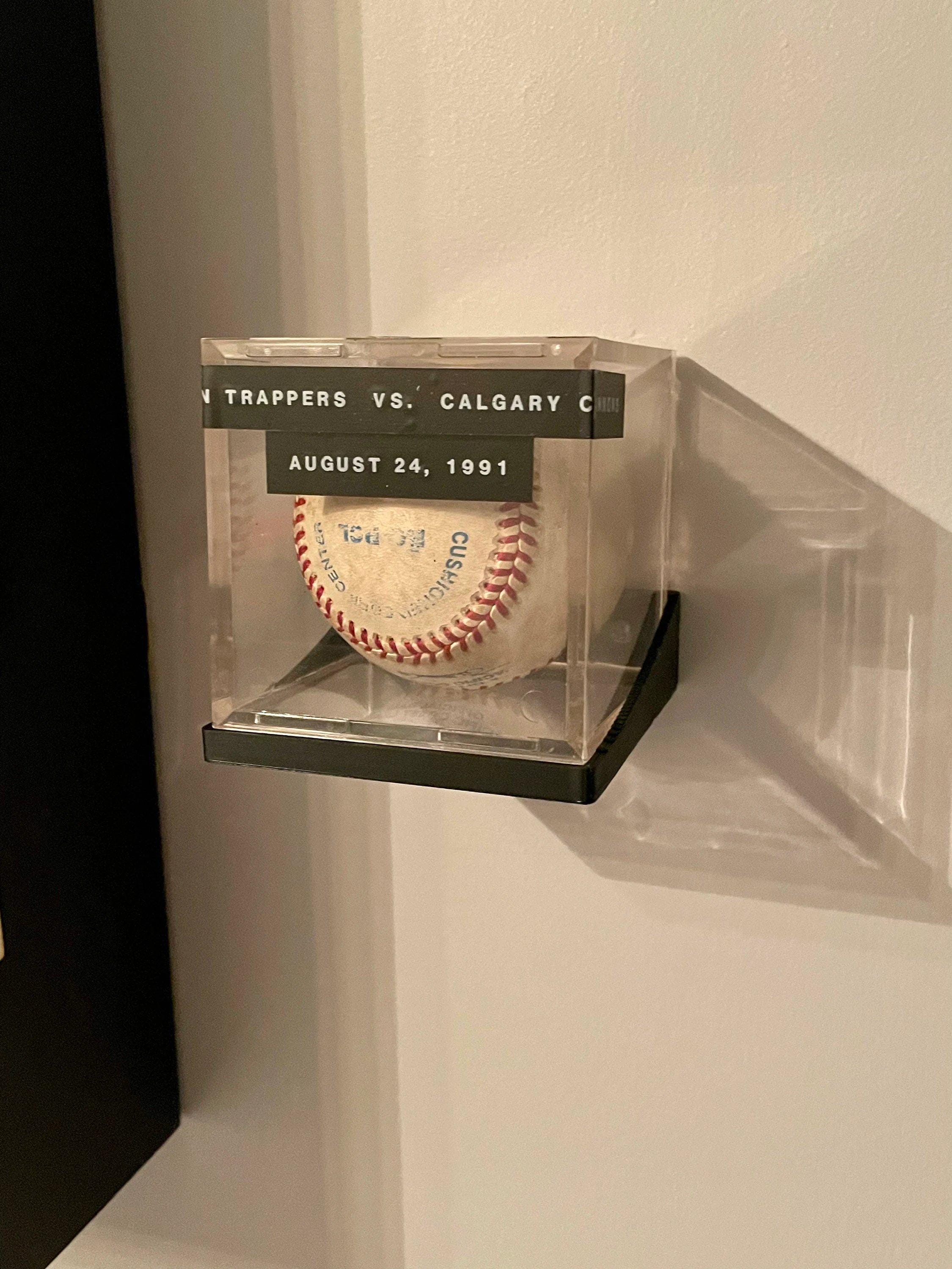 Baseball UV Case Wall Display Holder Mount (Cover Not Included)