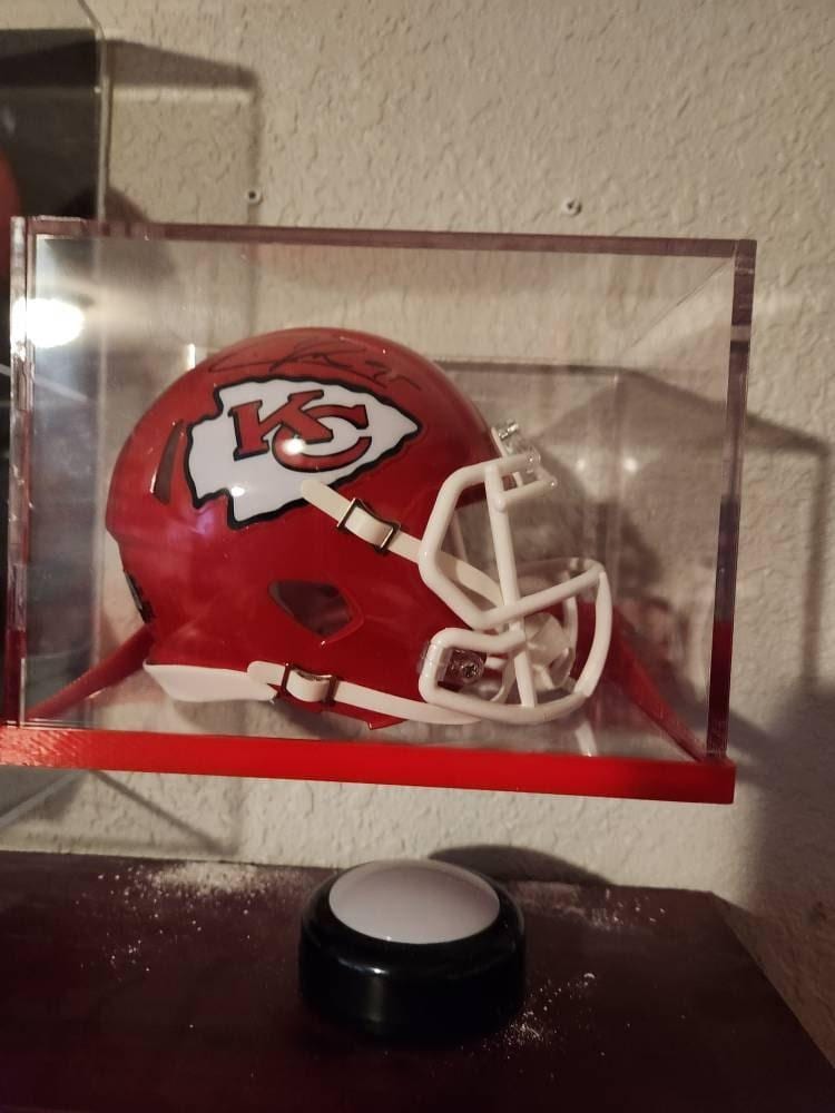 Mini Helmet UV Wall Display Holder for Sports Memorabilia (Case Excluded)