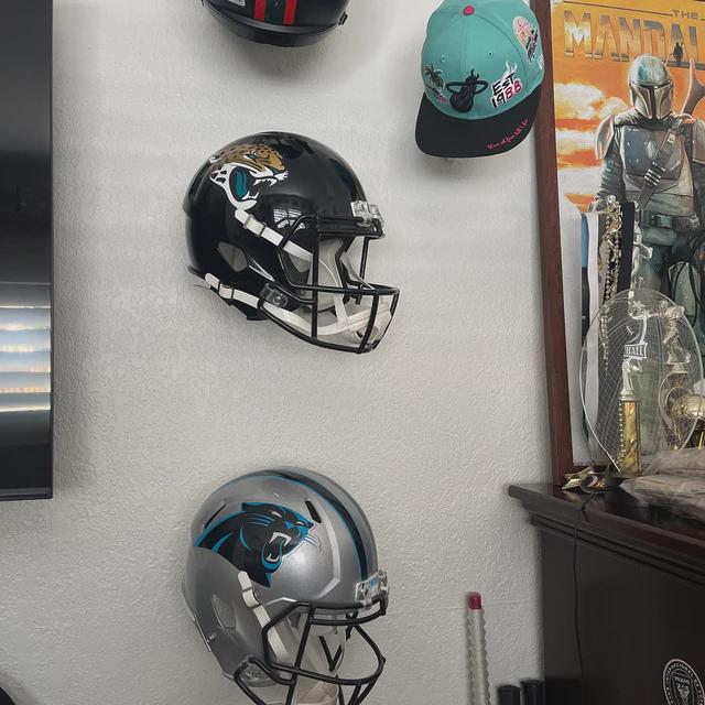 Full Size Floating Football Authentic Helmet Wall Display Holder