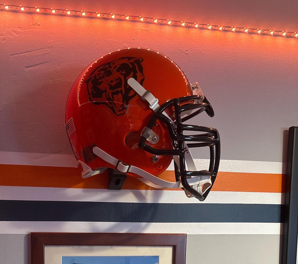 Full Size Floating NFL Replica Football Helmet Wall Mount Display Holder