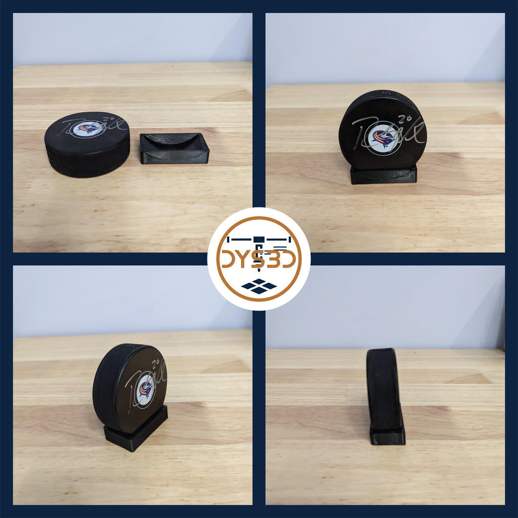 Hockey Puck Display Stand for Collectors and Sports Enthusiasts