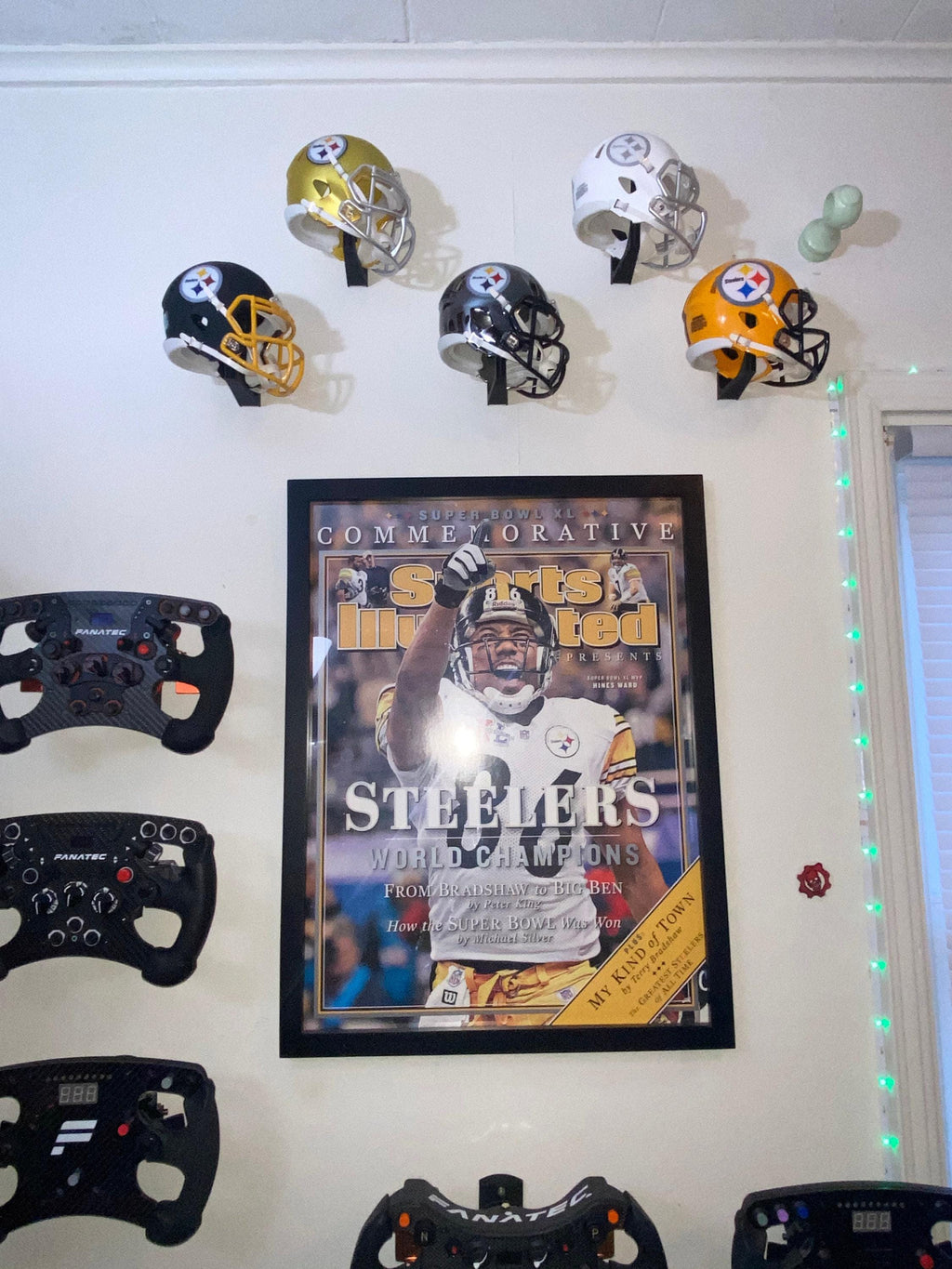 The ORIGINAL Mini Helmet Wall Display Hook for Football, Racing, Baseball, and Hockey