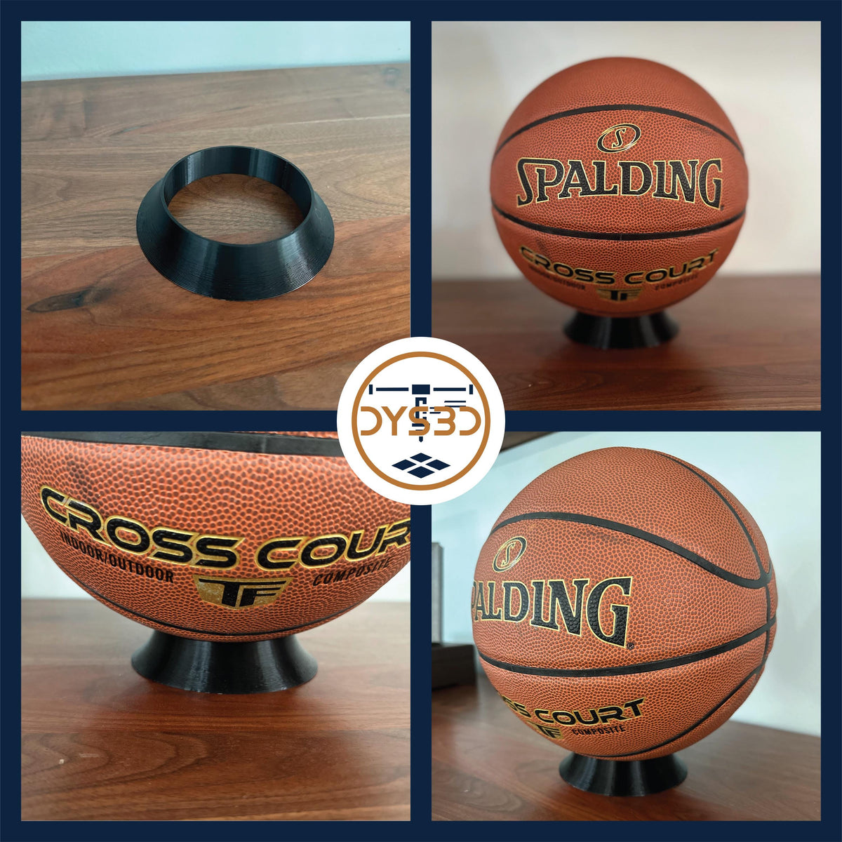 Custom Display Stand for Soccer and Basketball Collectibles