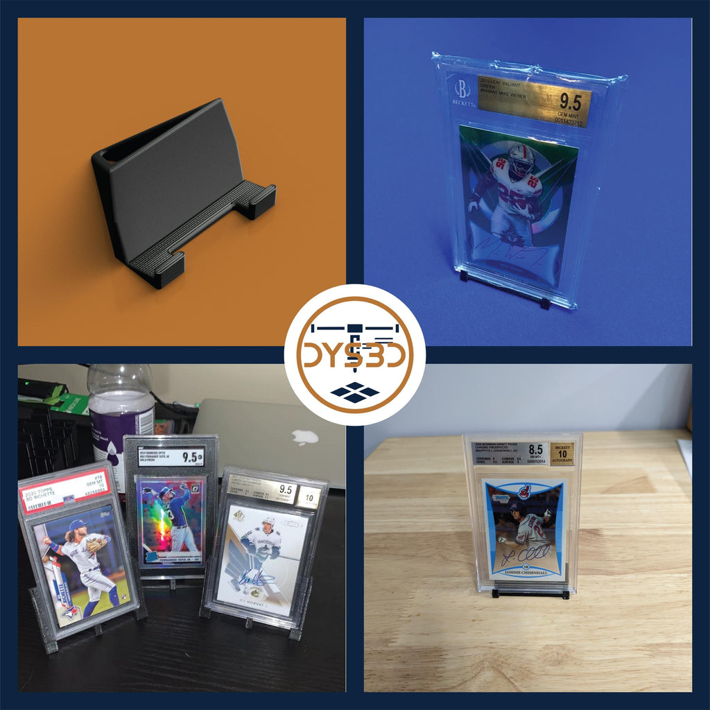 Solid Card Stand for Trading, Graded, Sports and Pokemon Cards