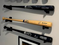 Baseball Bat Wall Display Holder
