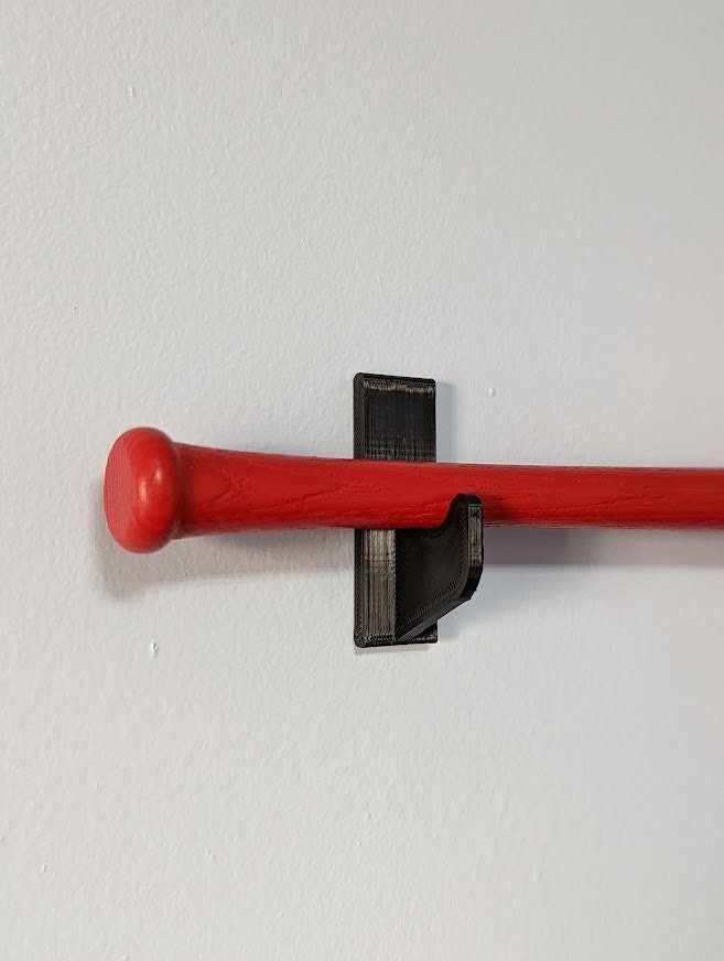 Baseball Mini-Bat Wall Display Holder