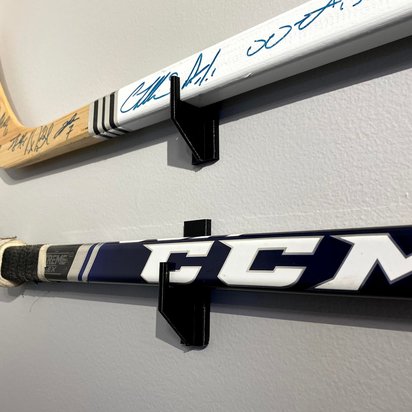 Hockey Skater Stick Wall Display Holder
